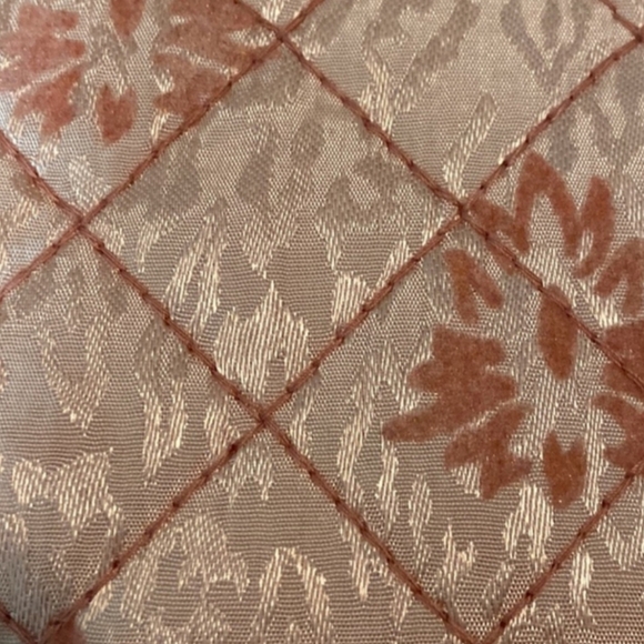 Kimchi Blue Astrid Coral Textured Floral Mini Babydoll Dress Puff Sleeves S - Picture 12 of 14